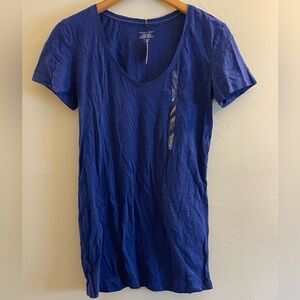 Victoria's Secret Royal Blue V-Neck Tee